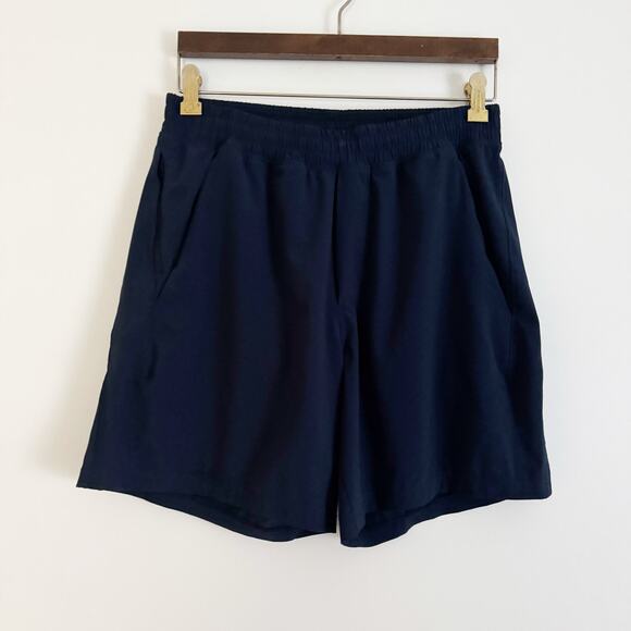 LULULEMON Pace Breaker Linerless Shorts True Navy Blue Medium M - Picture 5 of 10